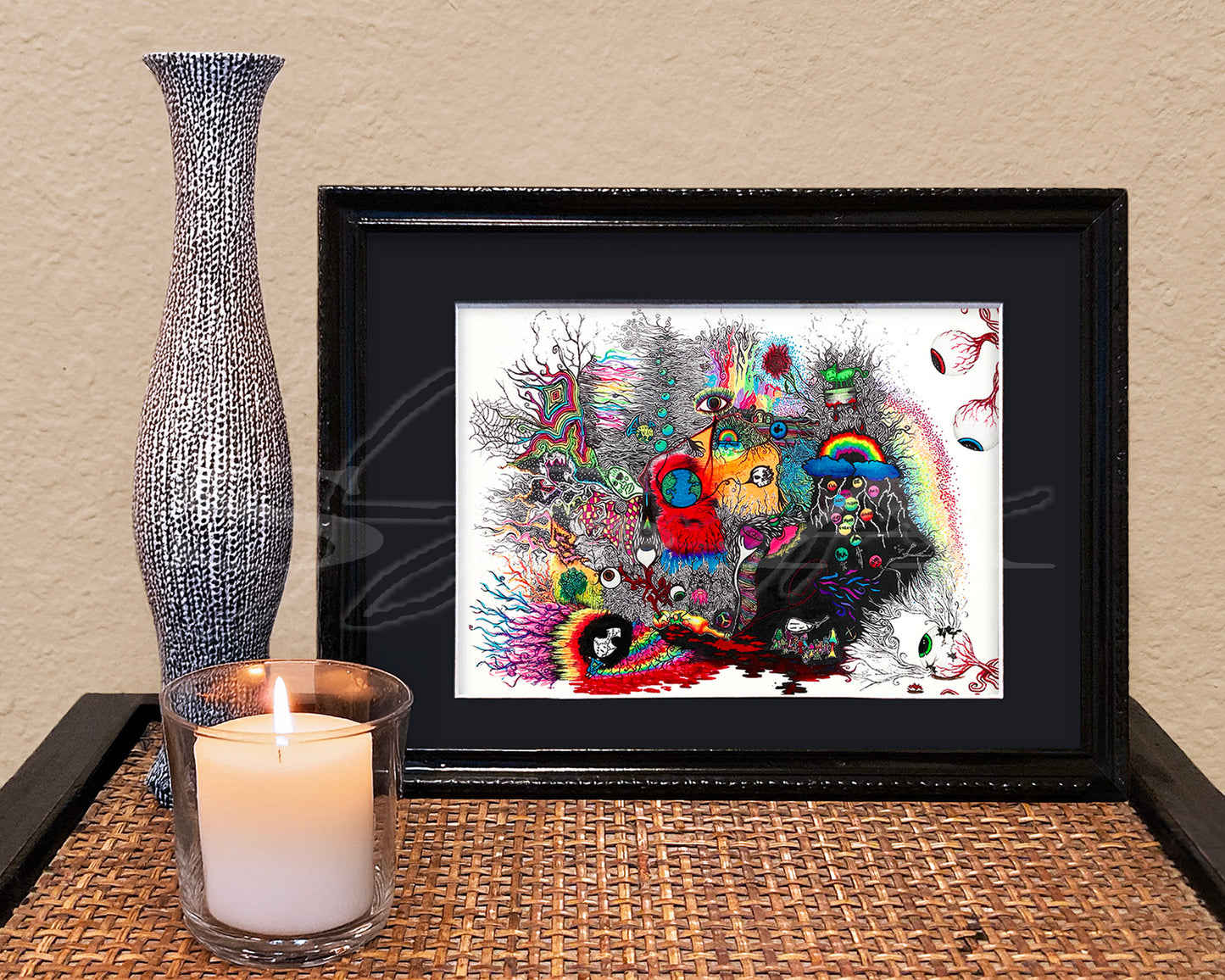 A Drug Induced Dream - Print of Original Pen & Ink Drawing