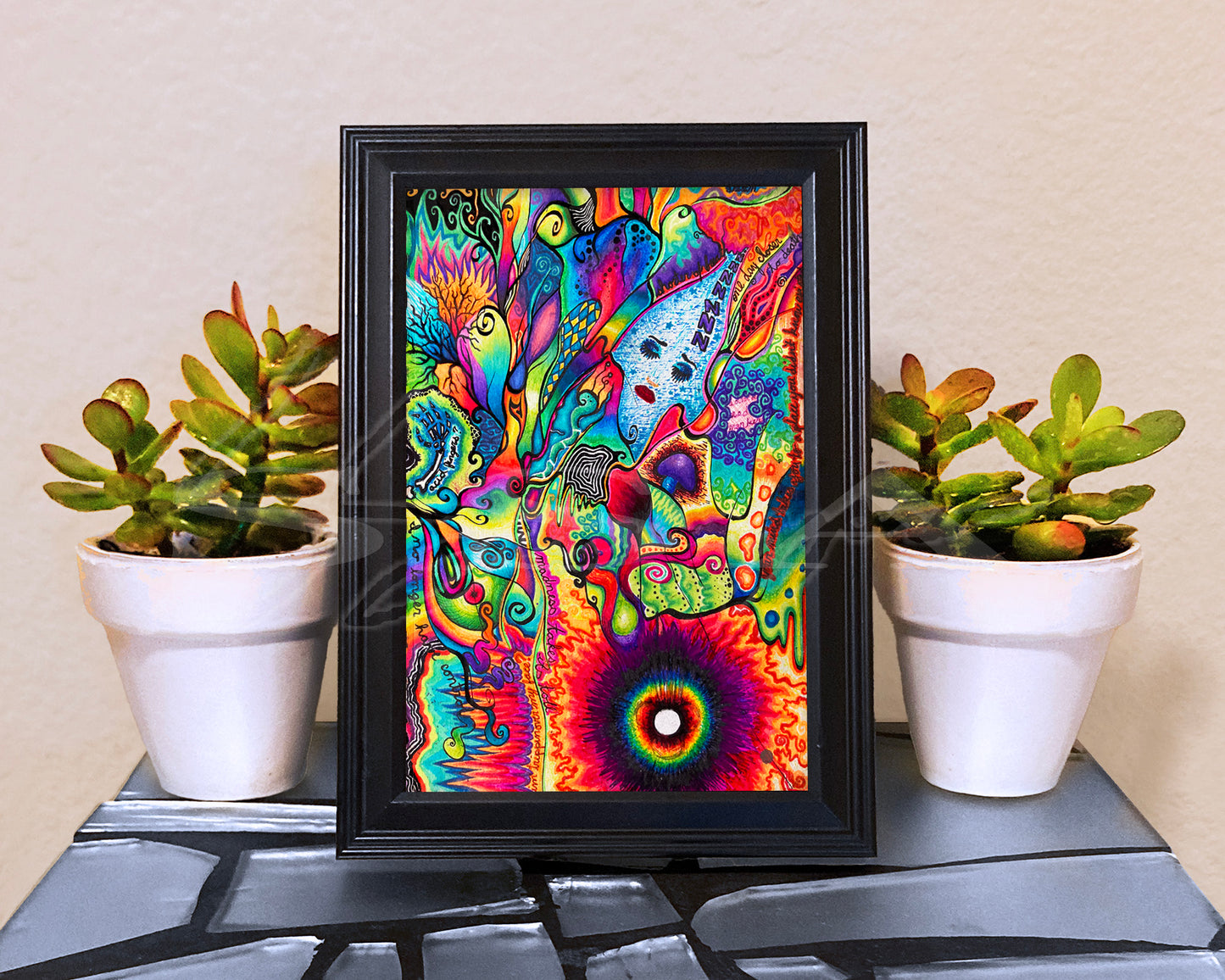 Acid Fingers - Print of Original Pen & Ink Drawing