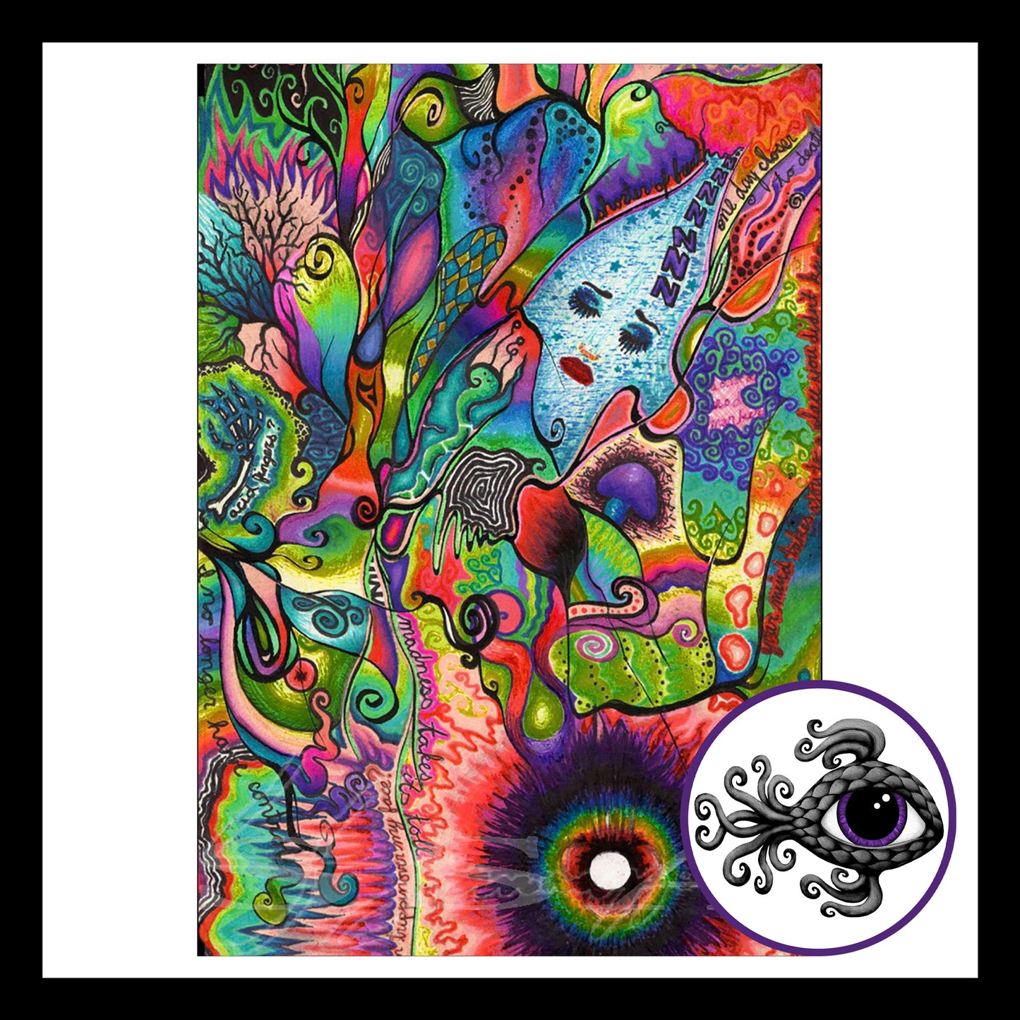 Acid Fingers - Print of Original Pen & Ink Drawing