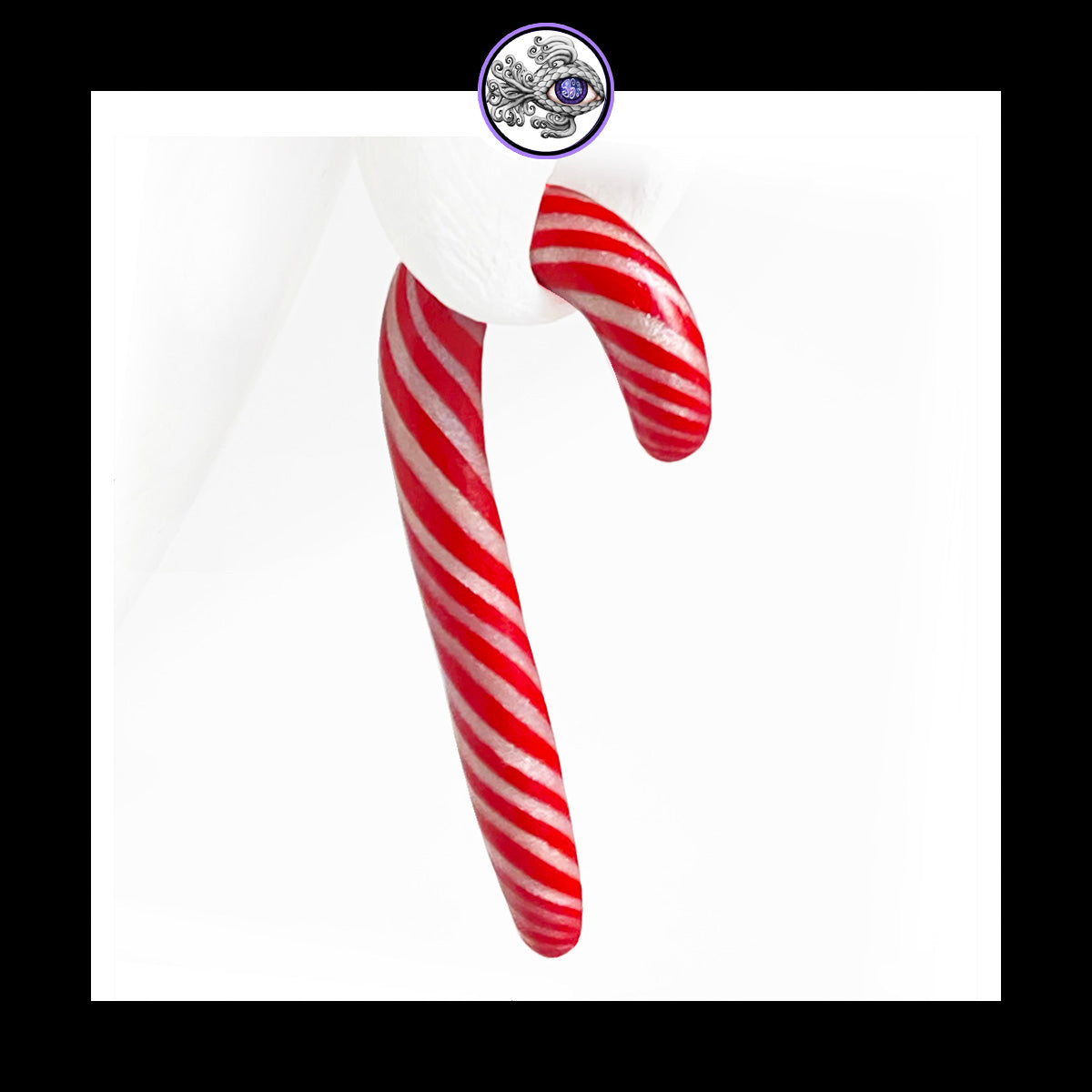 Candy Canes - 2g 6mm - Handmade Clay Gauge Earrings