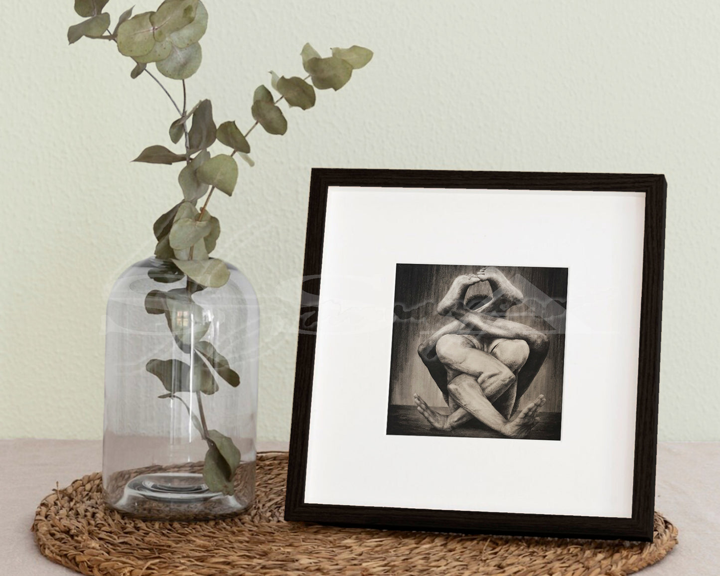 Contort - Print of Original Charcoal Drawing