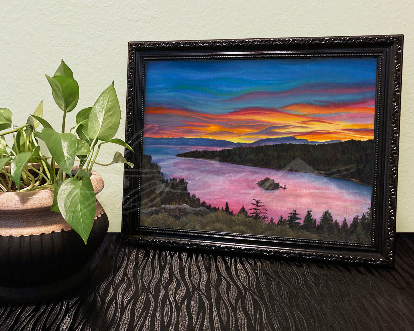 Emerald Bay - Print of Original Watercolor Painting