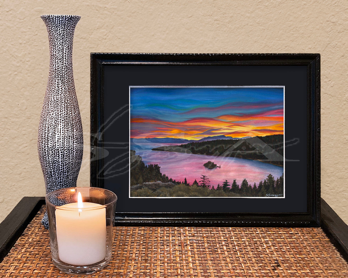 Emerald Bay - Print of Original Watercolor Painting