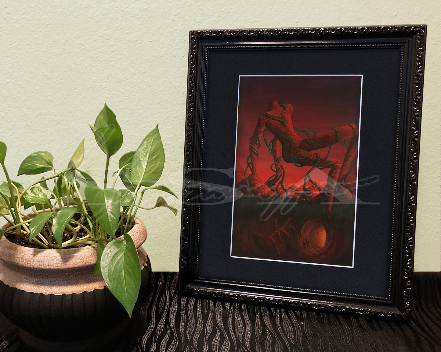 Entangled - Print of Original Acrylic Painting