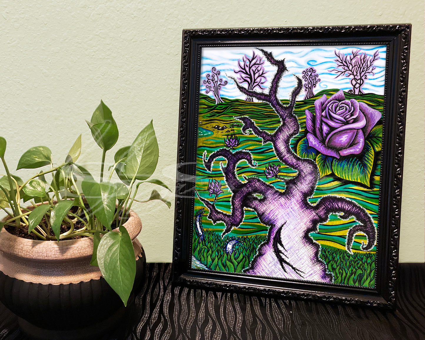 Flora Pt. 2 - Print of Original Pen & Ink Drawing