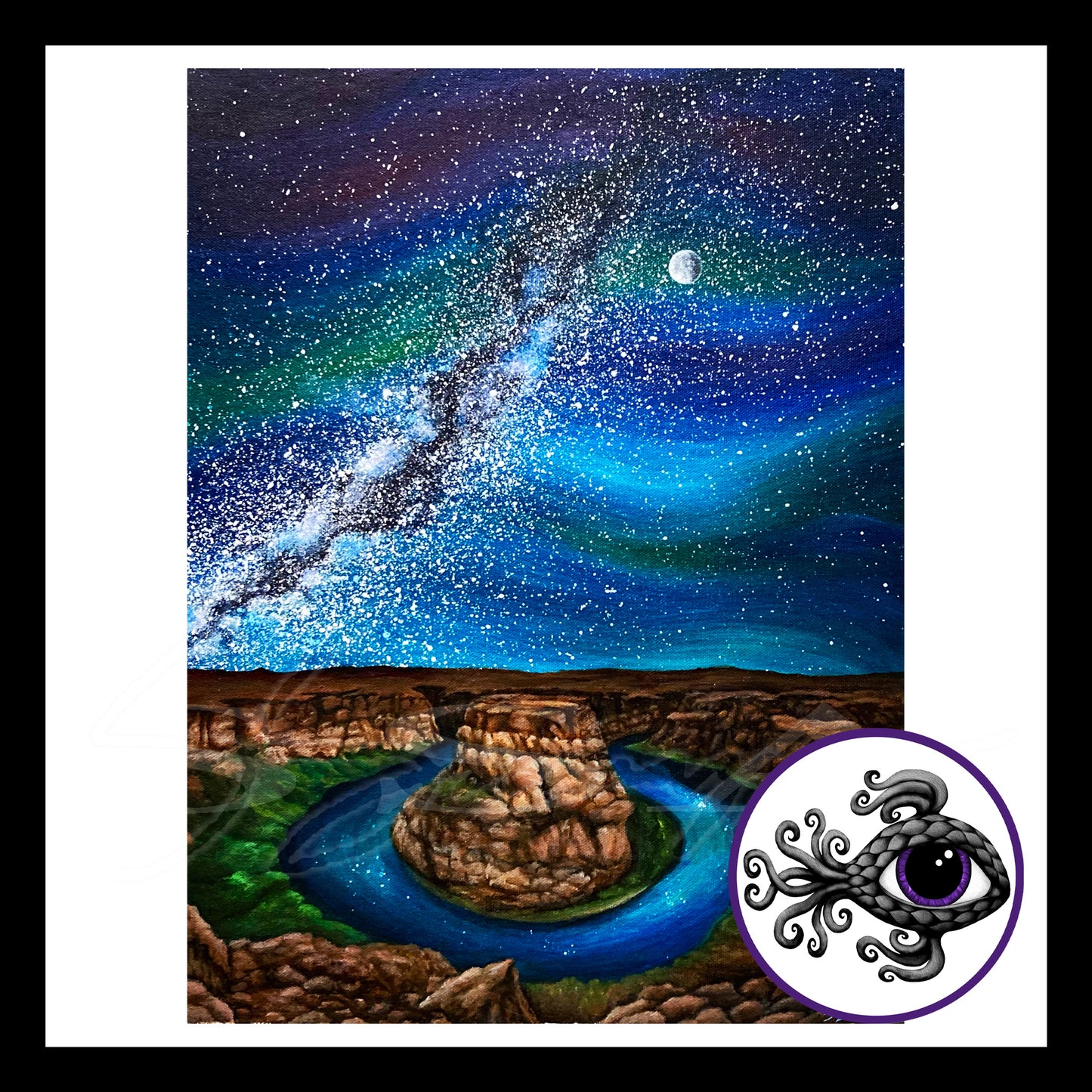 Horseshoe Bend - Print of Original Acrylic Painting