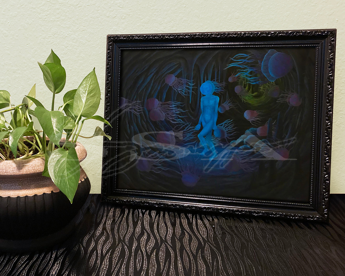 Jellyfaische - Print of Original Acrylic Painting