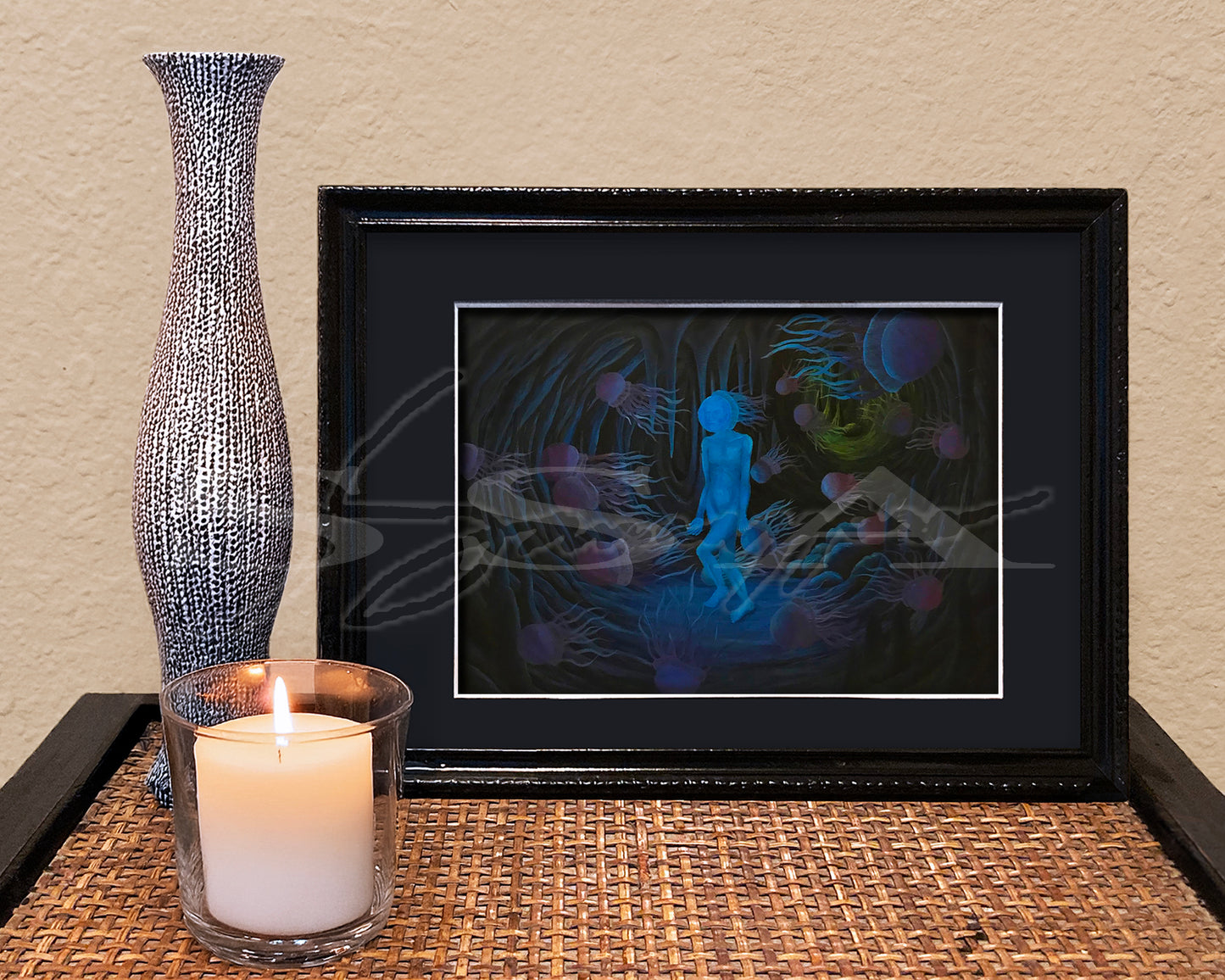 Jellyfaische - Print of Original Acrylic Painting
