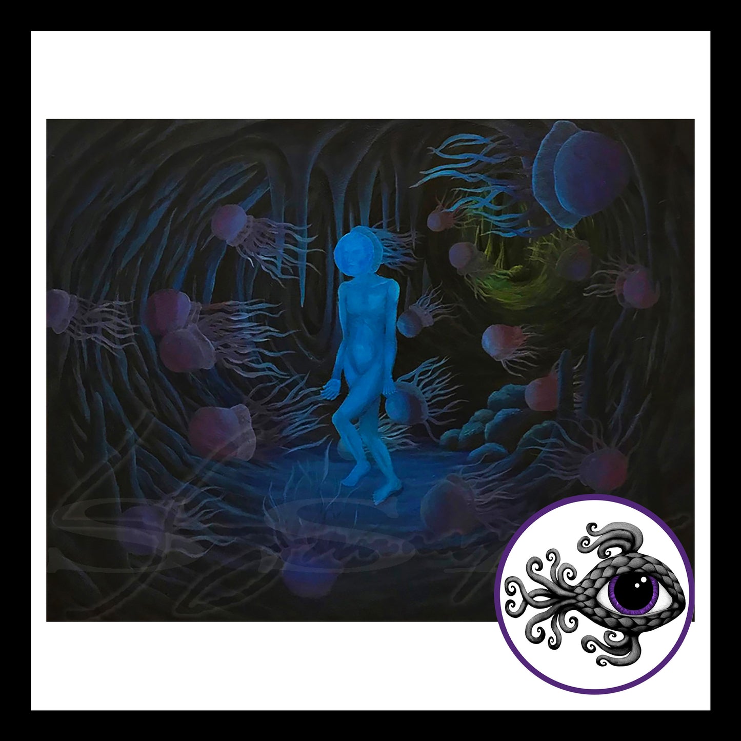 Jellyfaische - Print of Original Acrylic Painting