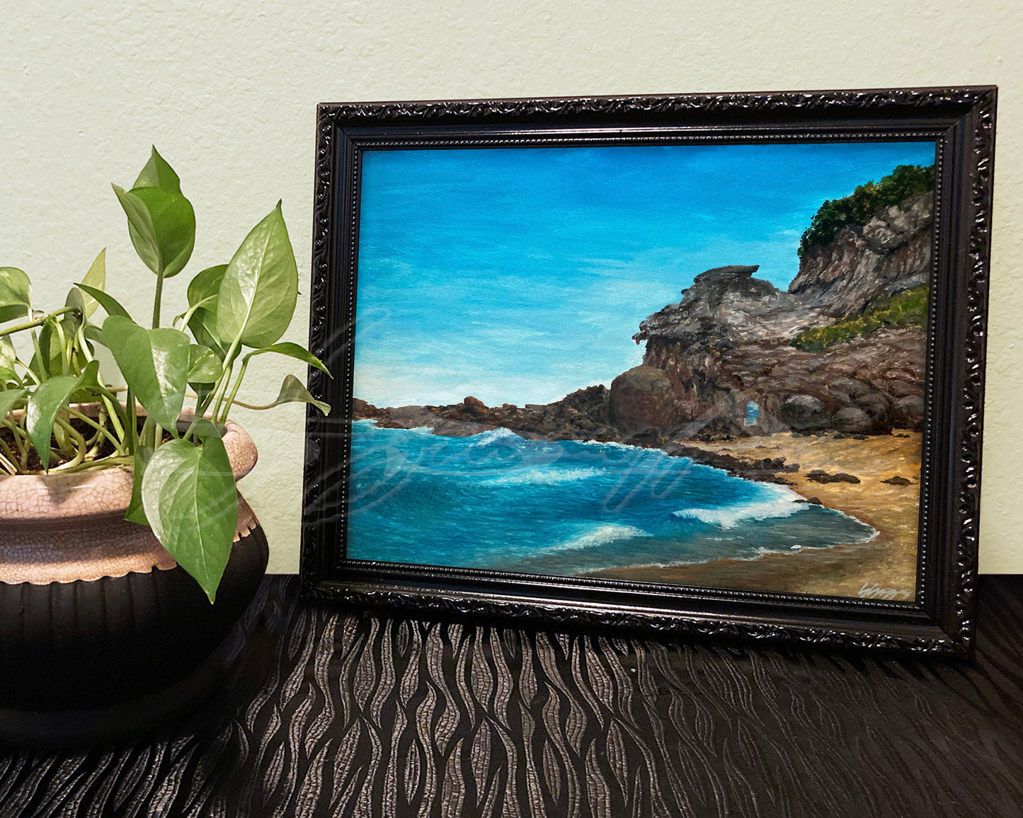 Playa Bruja - Print of Original Watercolor Painting