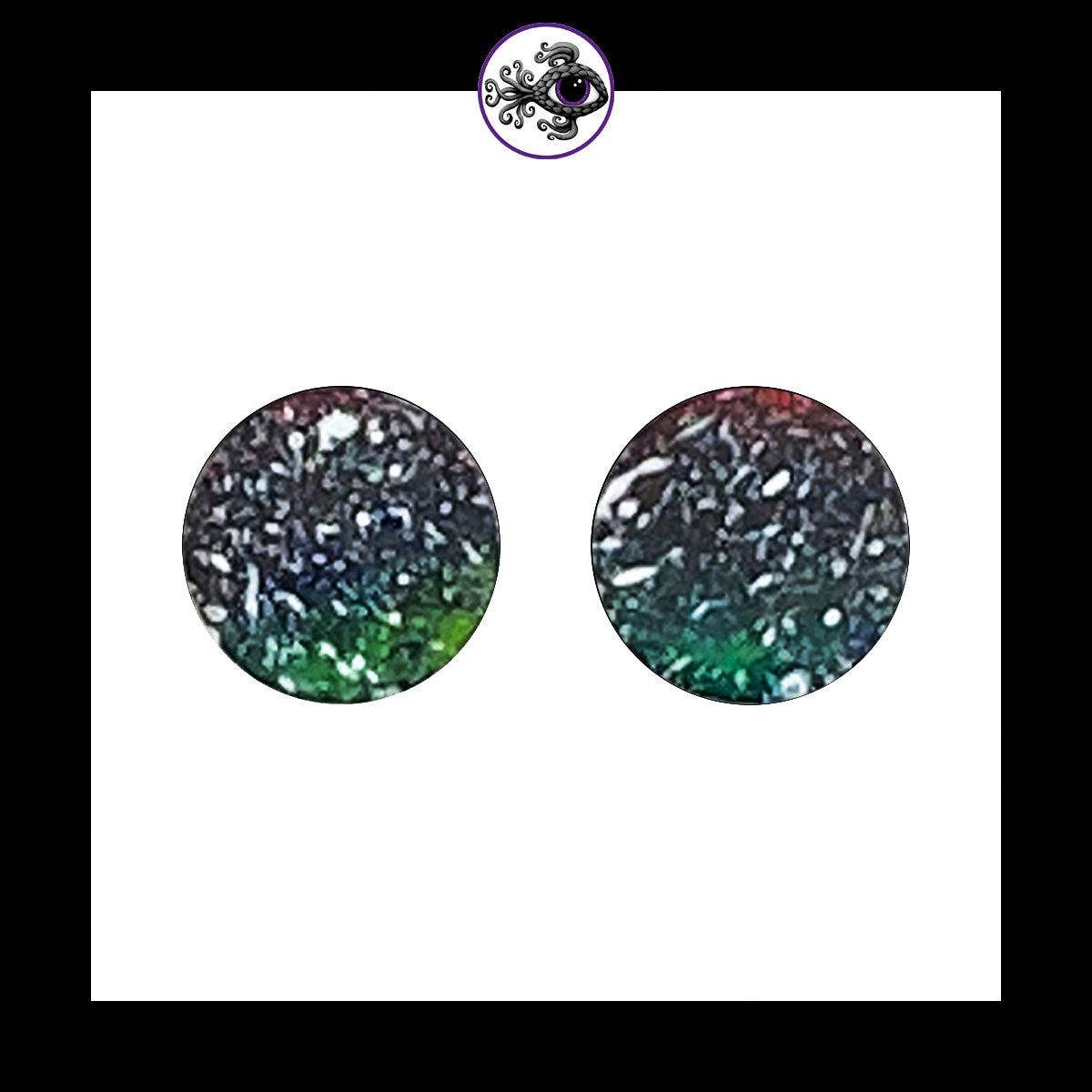 Plugs - 2g 6mm Galaxy - Hand Painted Clay Gauge Earrings