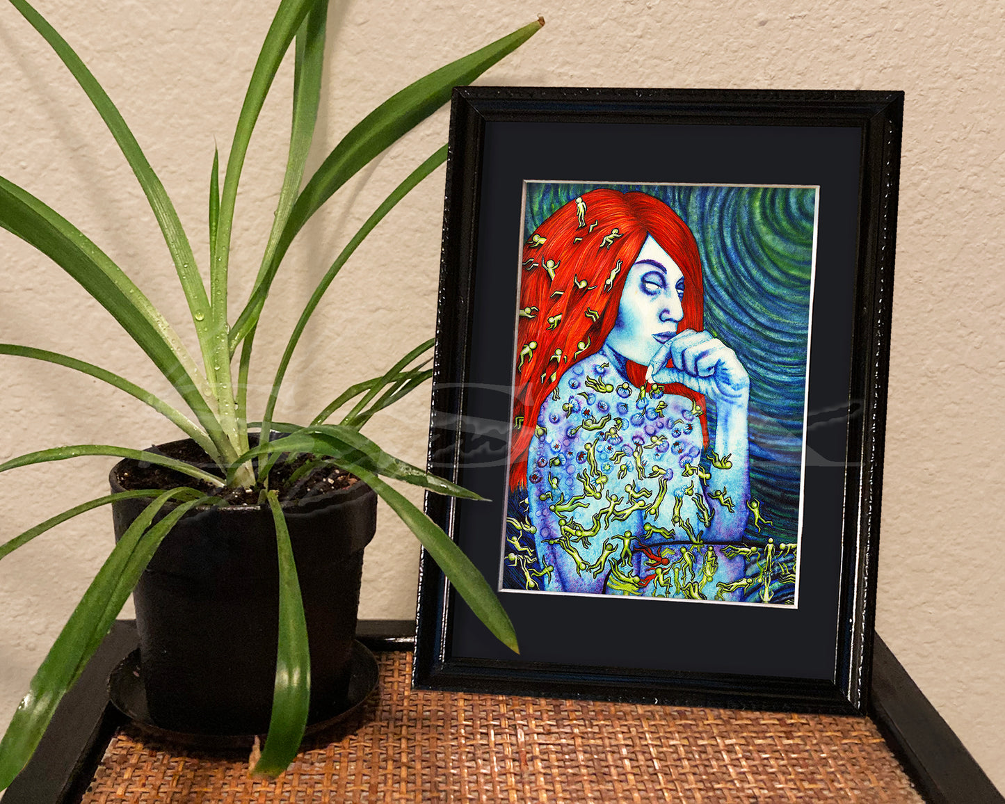 Shescape - Print of Original Copic Marker Drawing