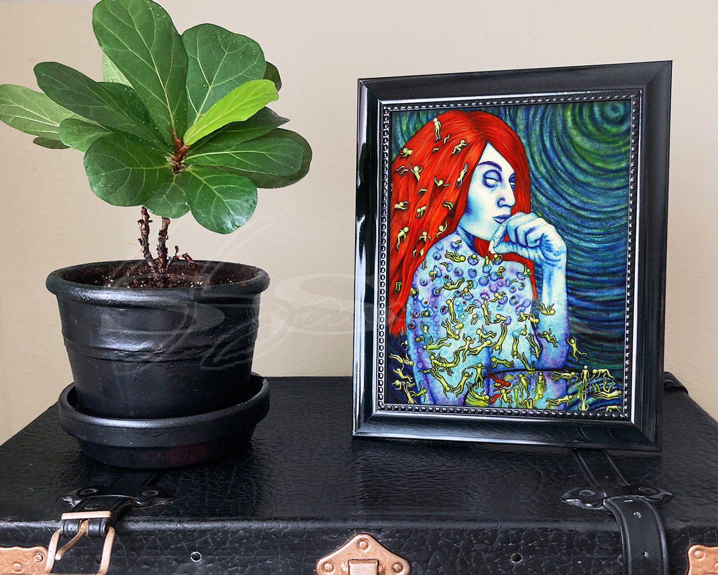 Shescape - Print of Original Copic Marker Drawing