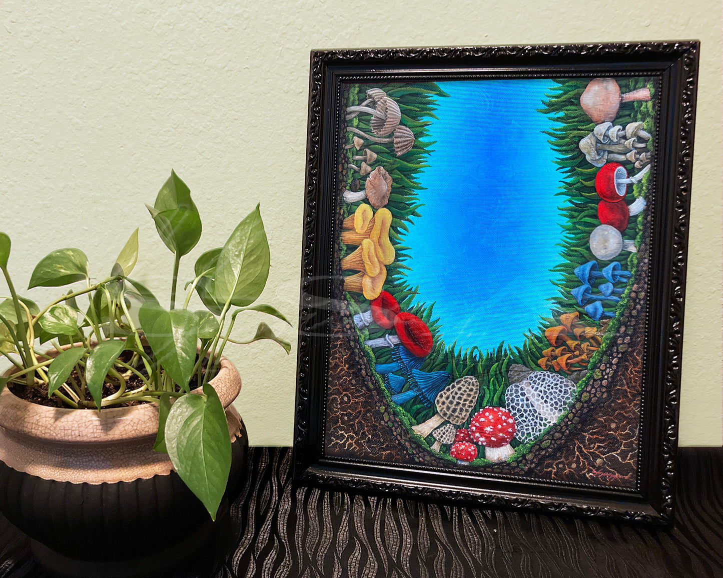 Shoes: Fungi - Print of Original Acrylic Painting