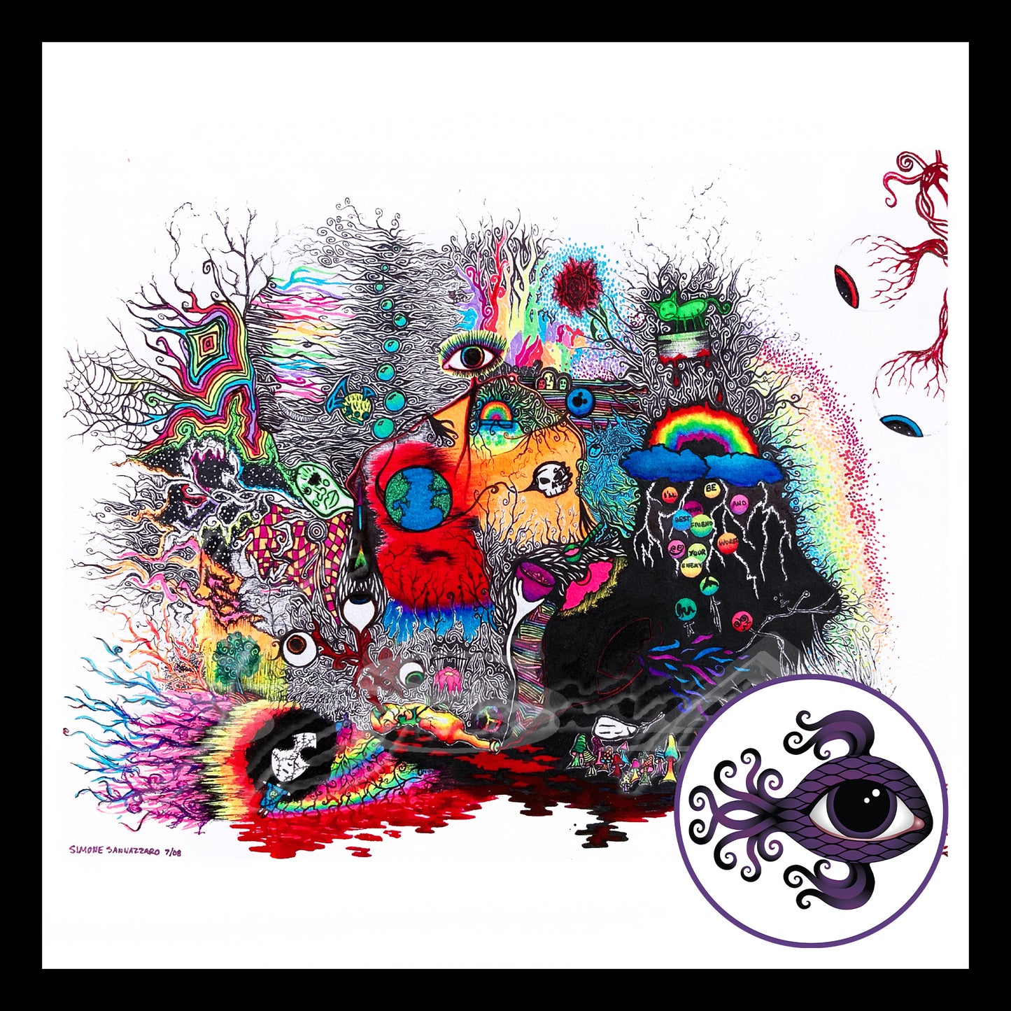 A Drug Induced Dream - Print of Original Pen & Ink Drawing