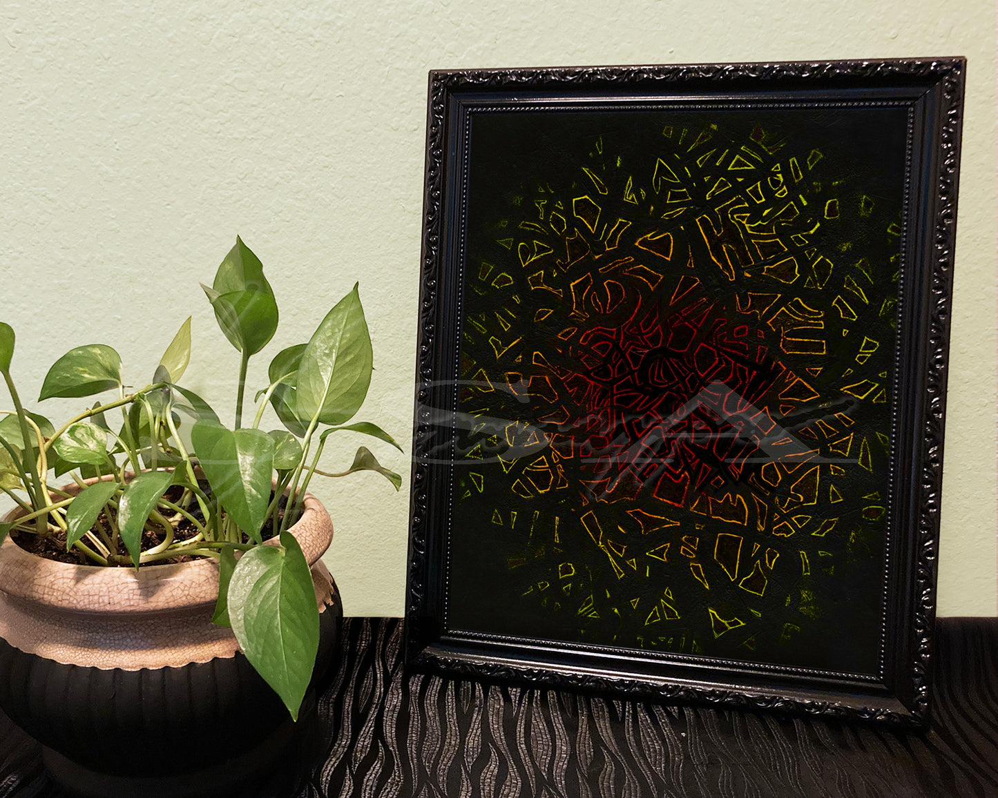 Agitation - Print of Original Acrylic Painting