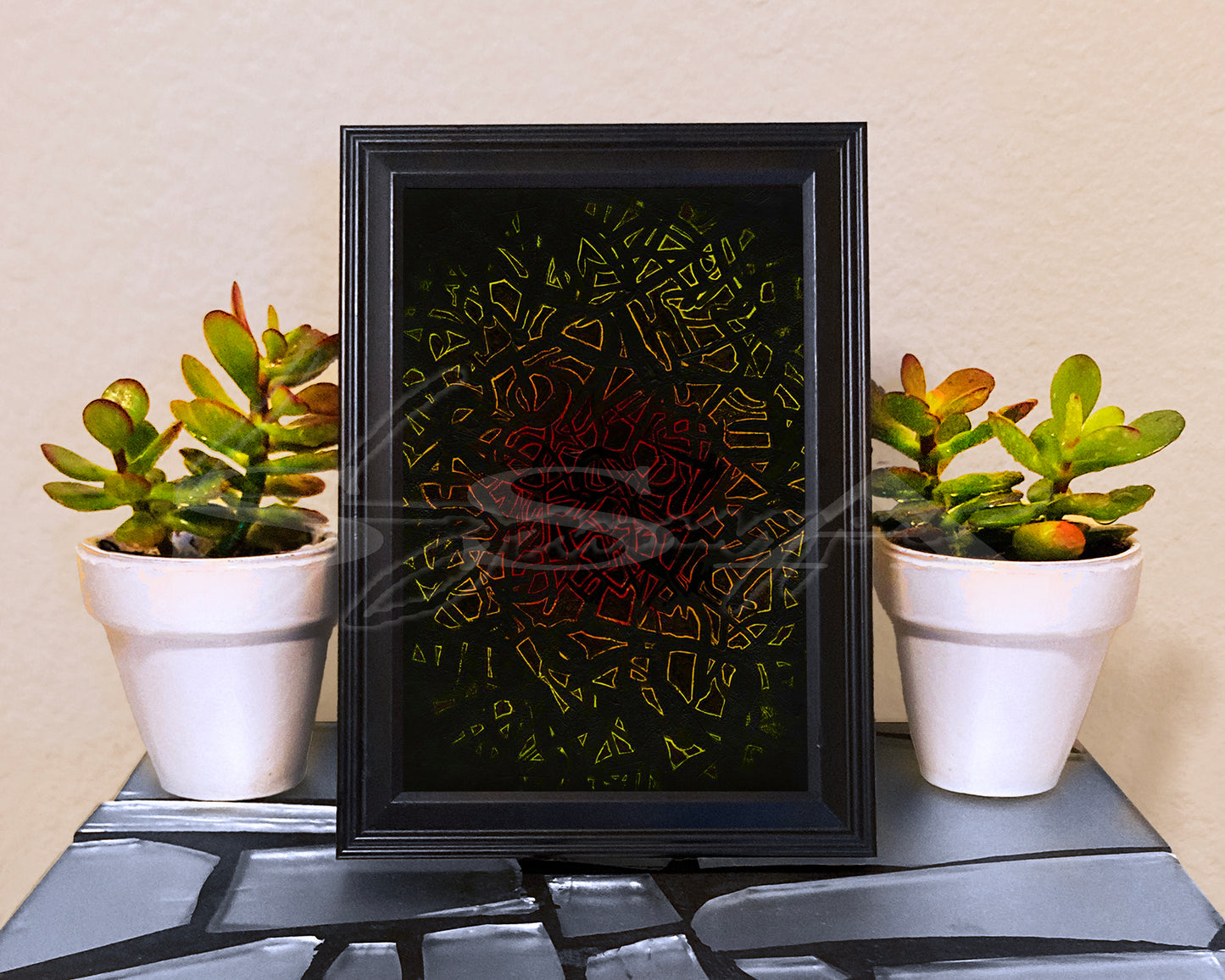 Agitation - Print of Original Acrylic Painting