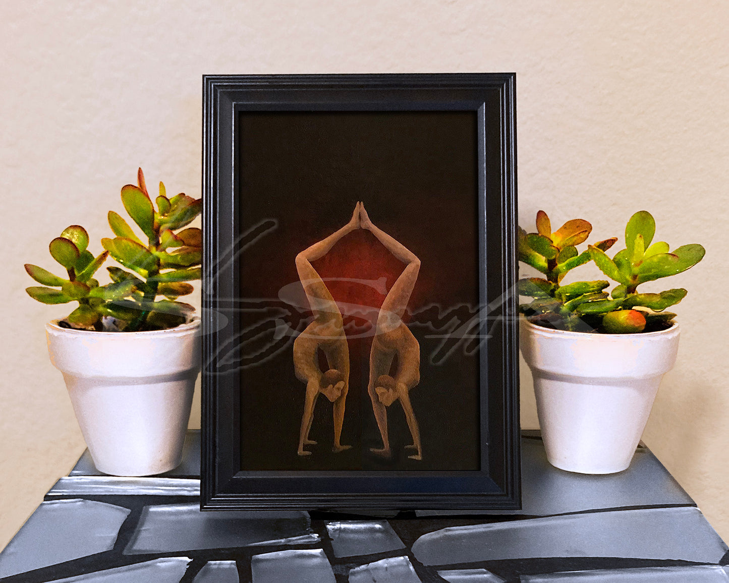 Bend - Print of Original Acrylic Painting