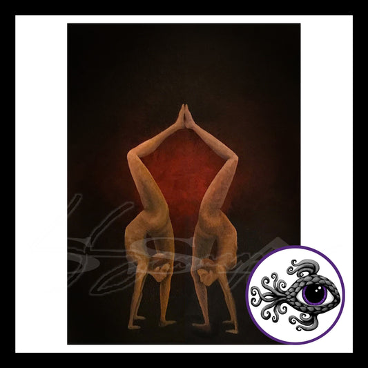 Bend - Print of Original Acrylic Painting