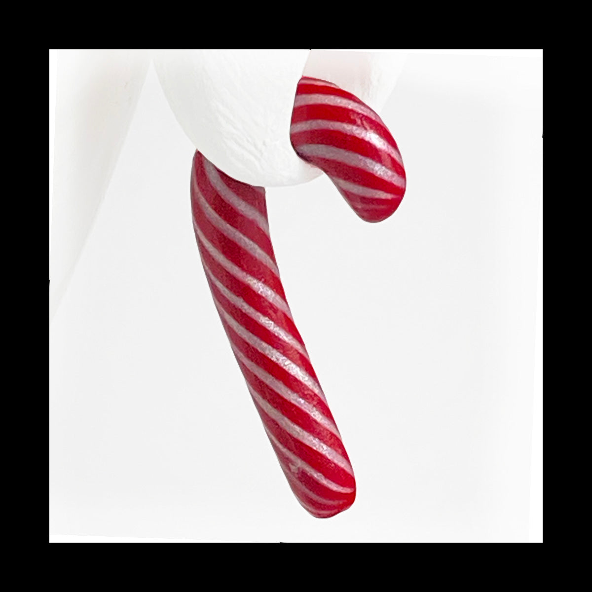 Candy Canes - 4g 5mm - Handmade Clay Gauge Earrings