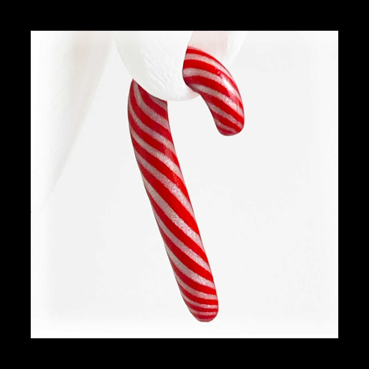 Candy Canes - 4g 5mm - Handmade Clay Gauge Earrings