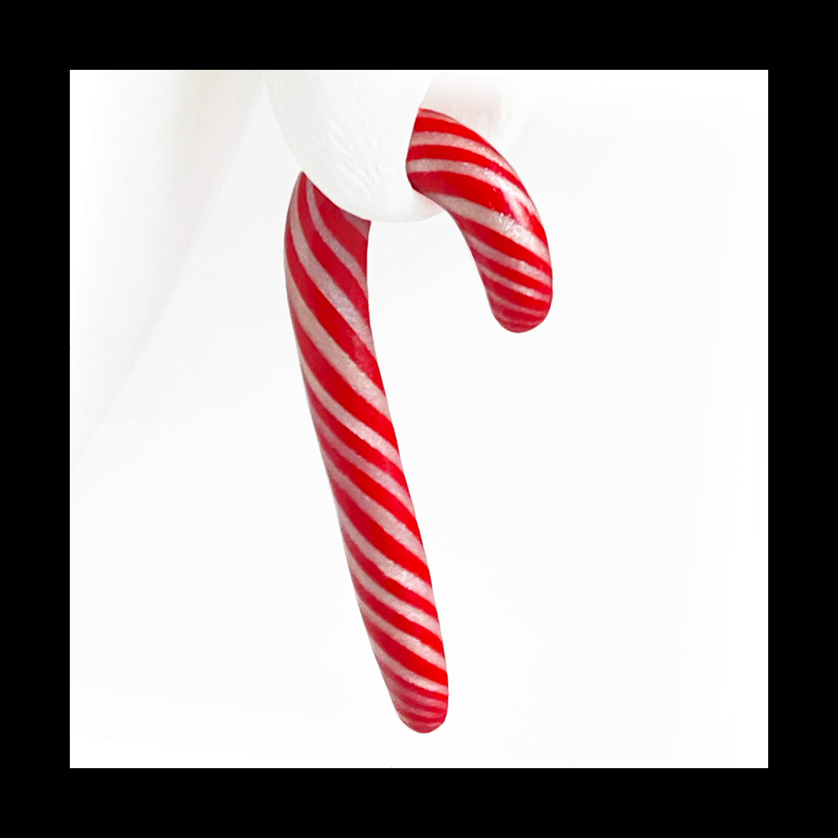 Candy Canes - 2g 6mm - Handmade Clay Gauge Earrings