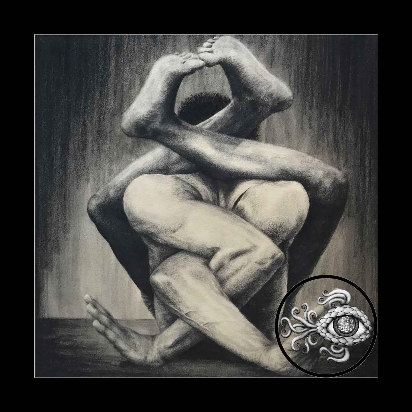 Contort - Print of Original Charcoal Drawing