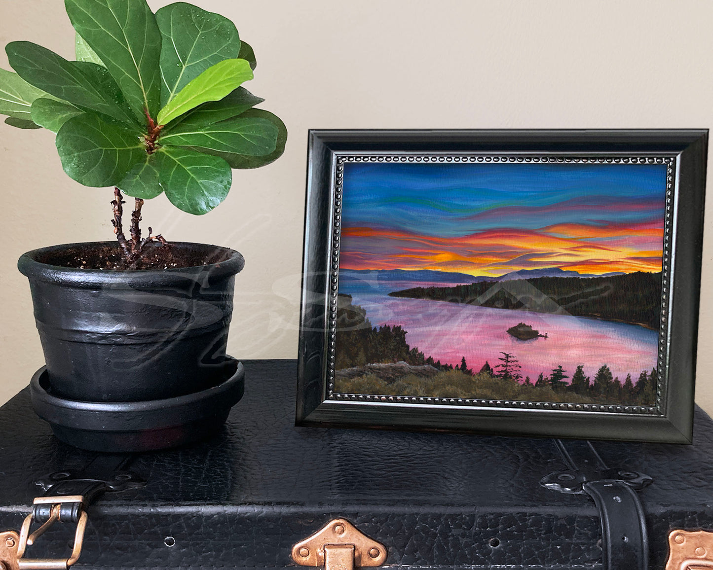 Emerald Bay - Print of Original Watercolor Painting