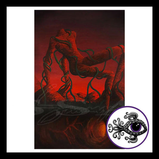 Entangled - Print of Original Acrylic Painting