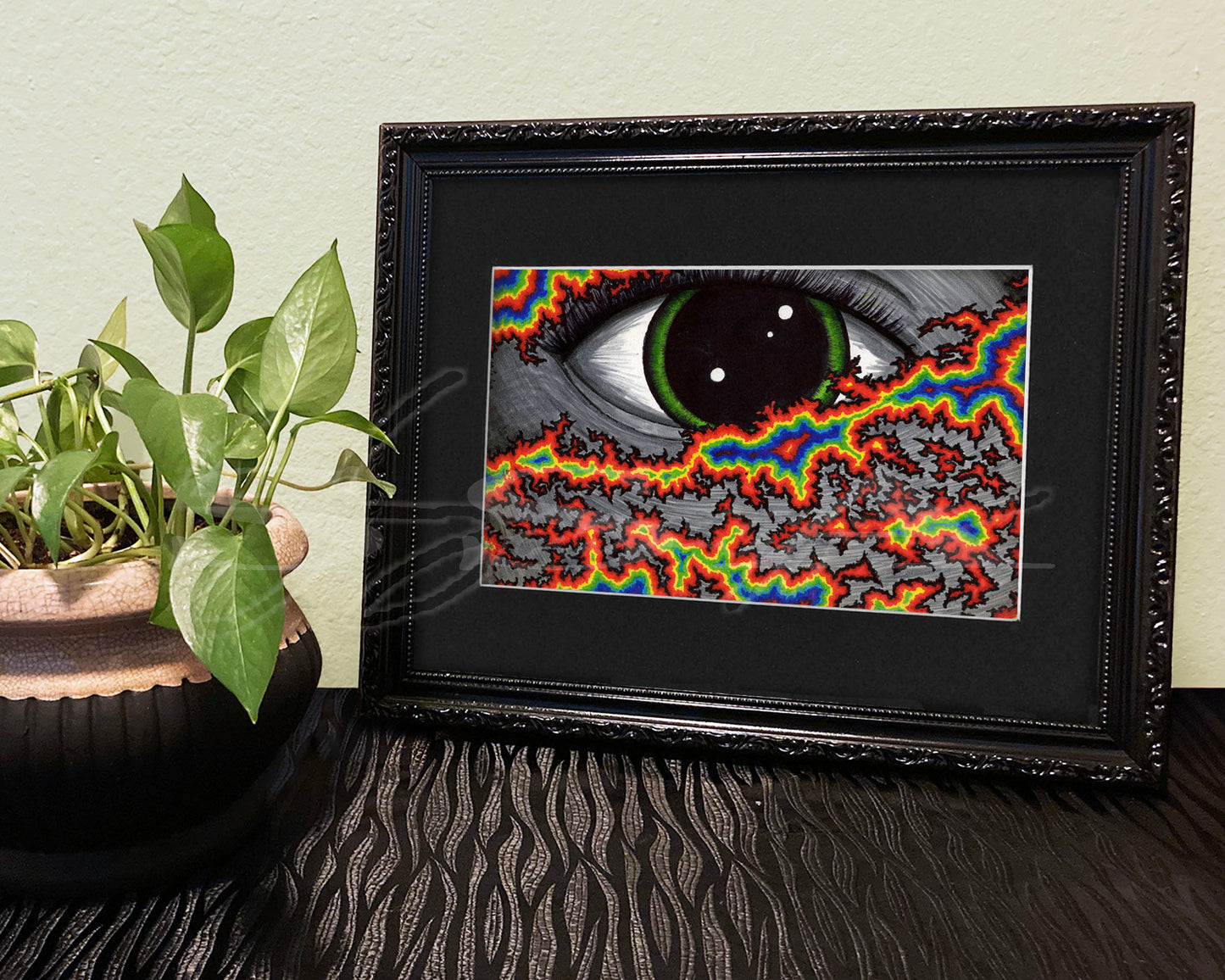 Eyelectric - Print of Original Pen & Ink Drawing