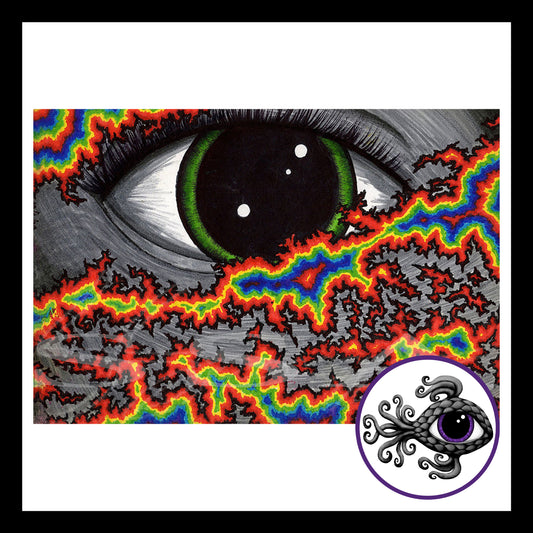 Eyelectric - Print of Original Pen & Ink Drawing