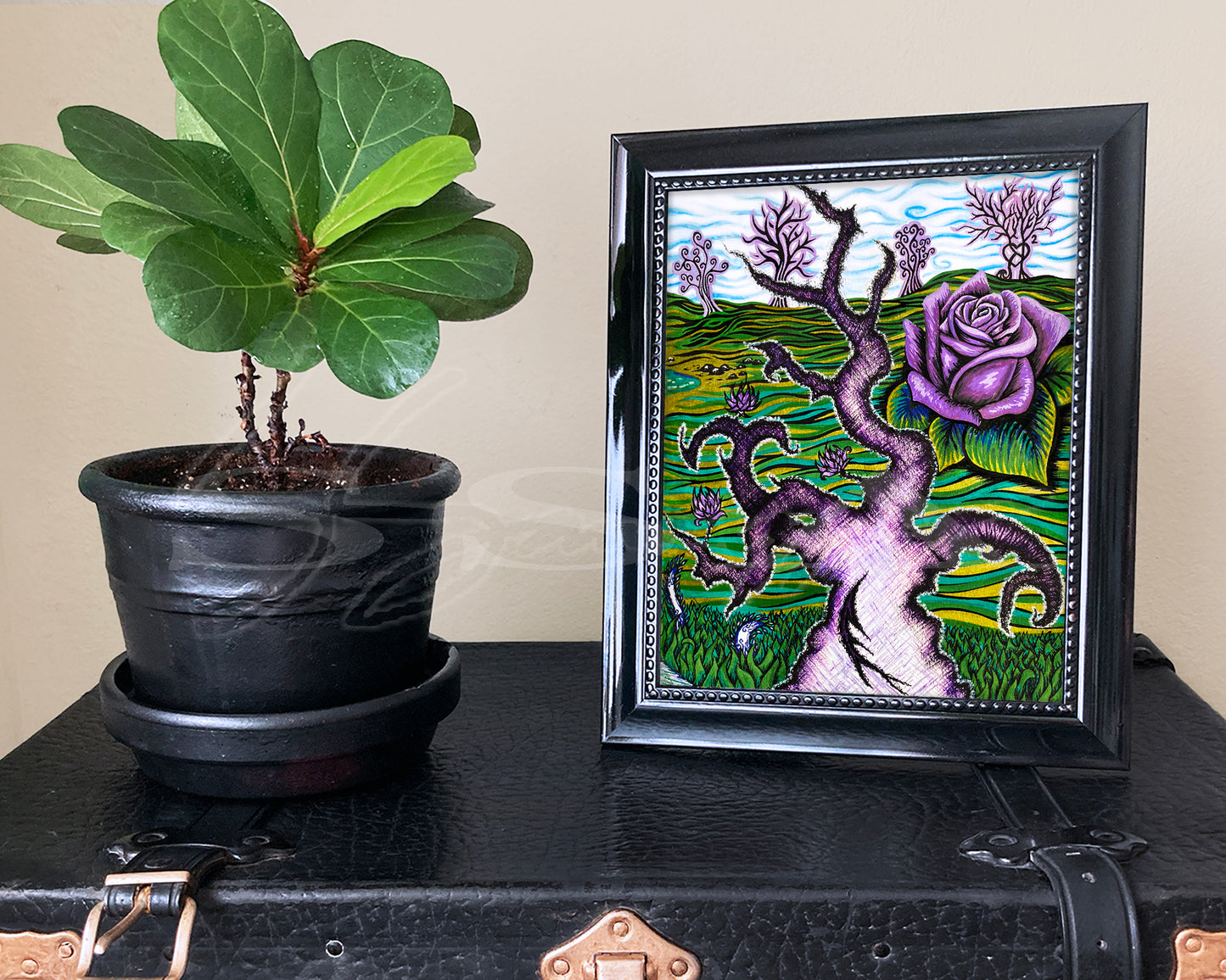 Flora Pt. 2 - Print of Original Pen & Ink Drawing