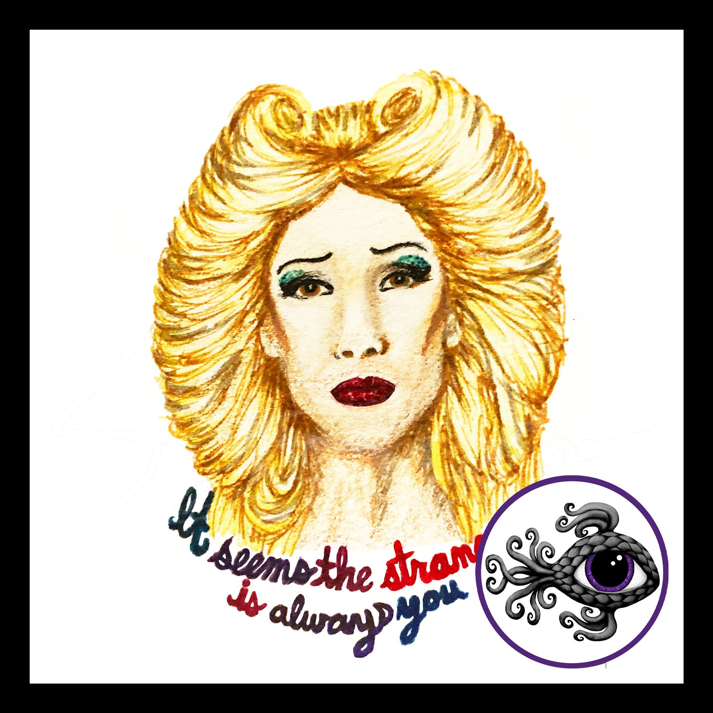Hedwig - Print of Original Pen & Ink Stippling Drawing