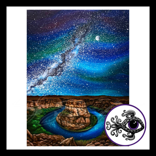Horseshoe Bend - Print of Original Acrylic Painting