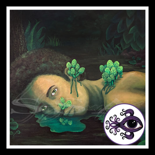 Mycelium Man - Print of Original Acrylic Painting