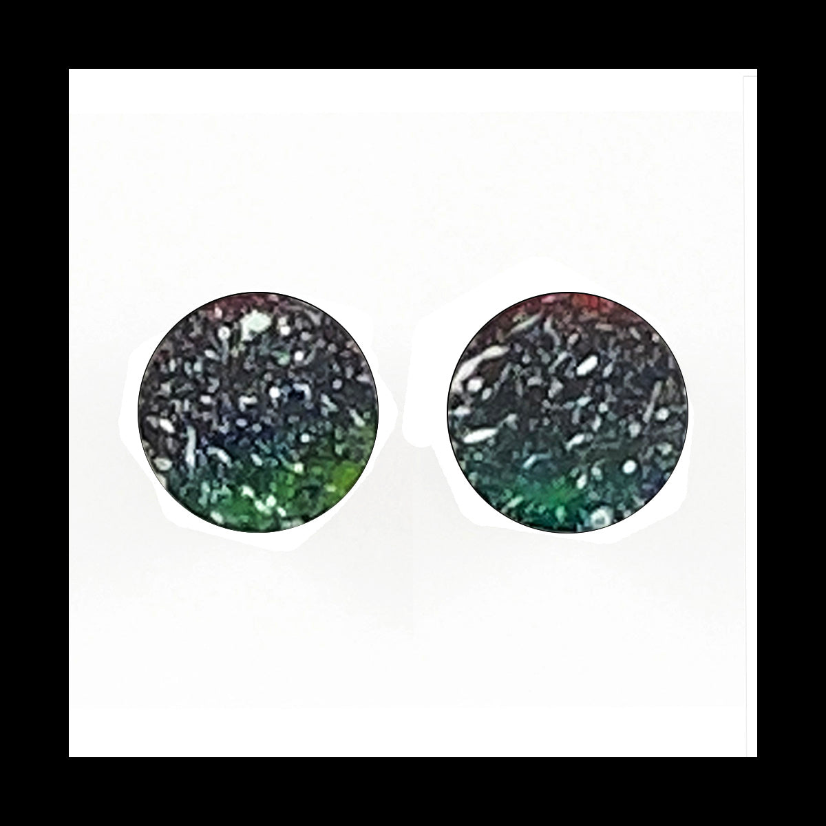 Plugs - 2g 6mm Galaxy - Hand Painted Clay Gauge Earrings