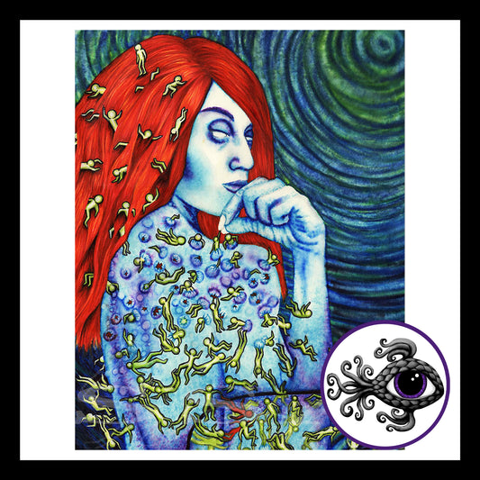 Shescape - Print of Original Copic Marker Drawing