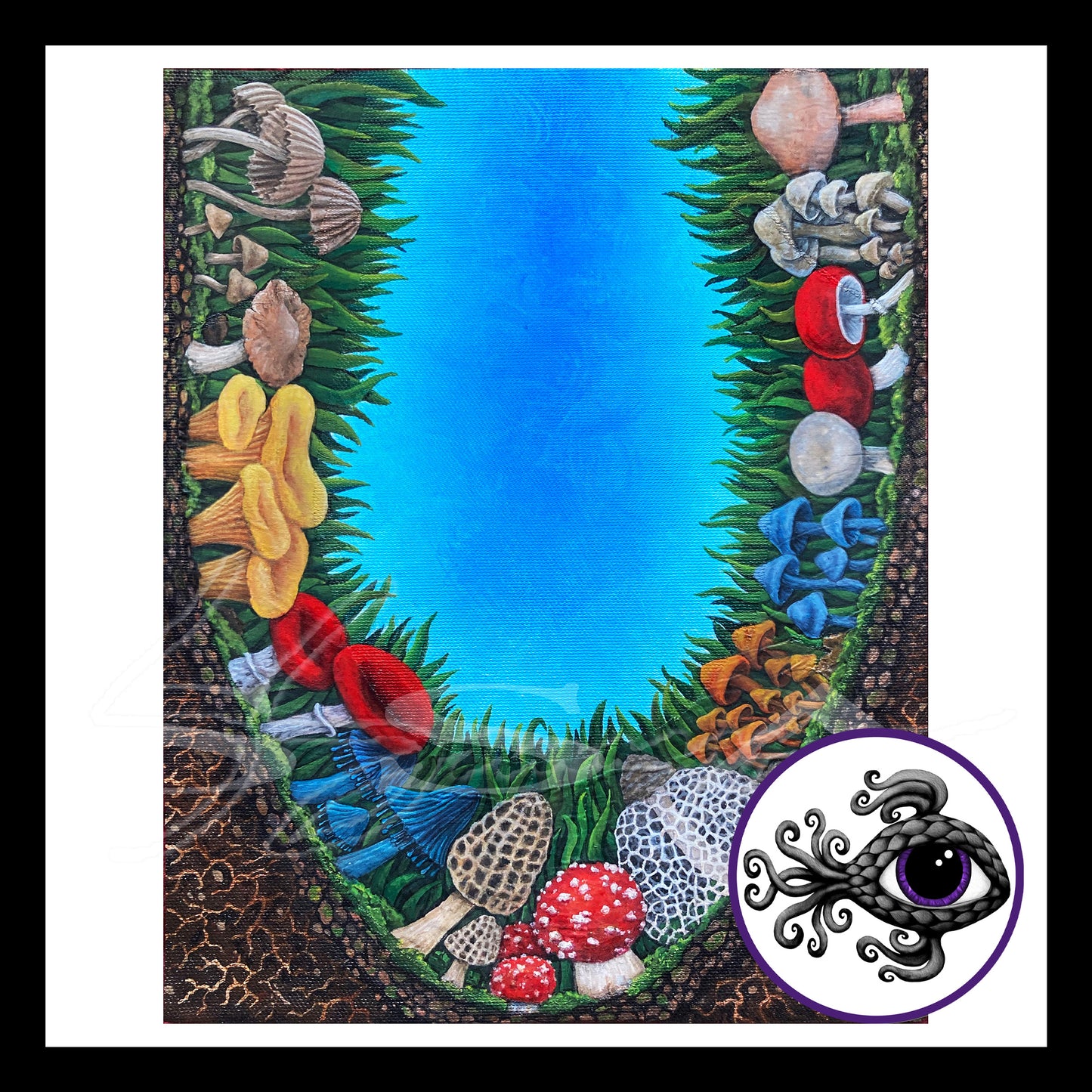 Shoes: Fungi - Print of Original Acrylic Painting