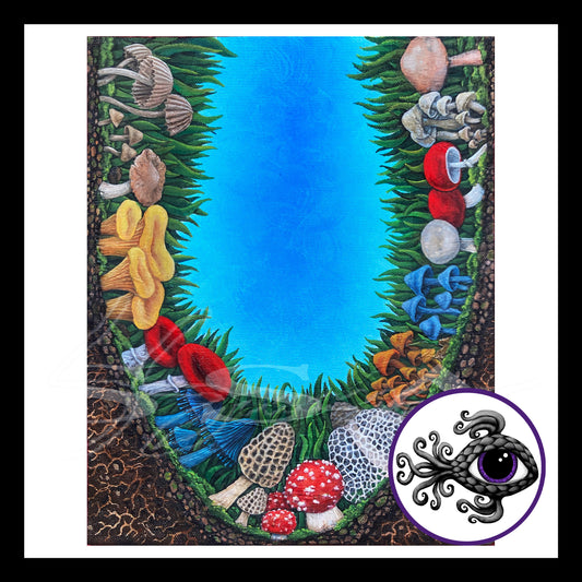 Shoes: Fungi - Print of Original Acrylic Painting