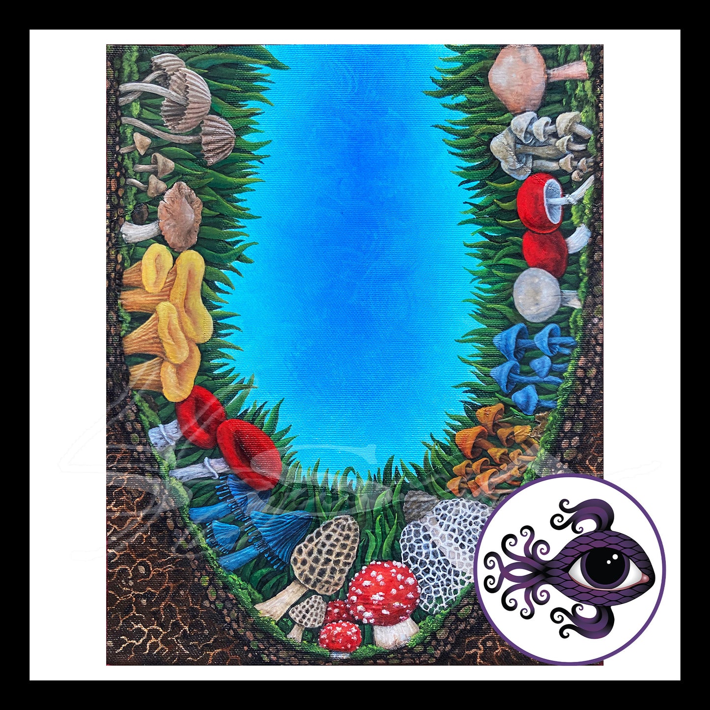 Shoes: Cacti - Print of Original Acrylic Painting