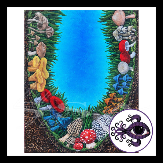 Shoes: Cacti - Print of Original Acrylic Painting