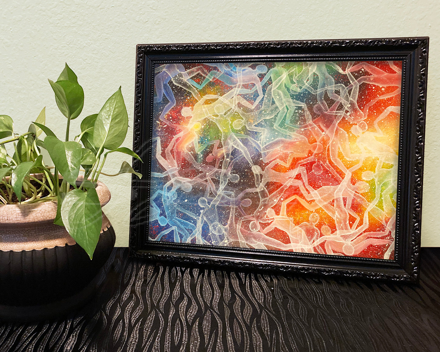 We Are All One - Print of Original Acrylic Painting