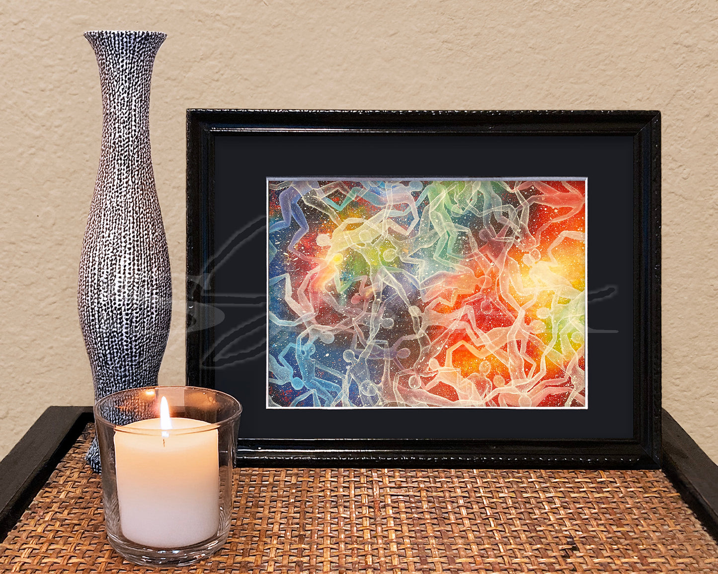 We Are All One - Print of Original Acrylic Painting