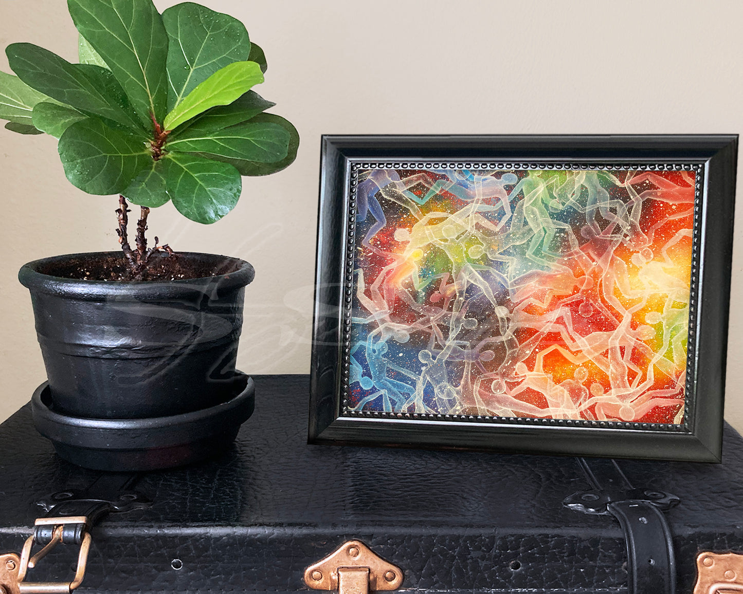 We Are All One - Print of Original Acrylic Painting
