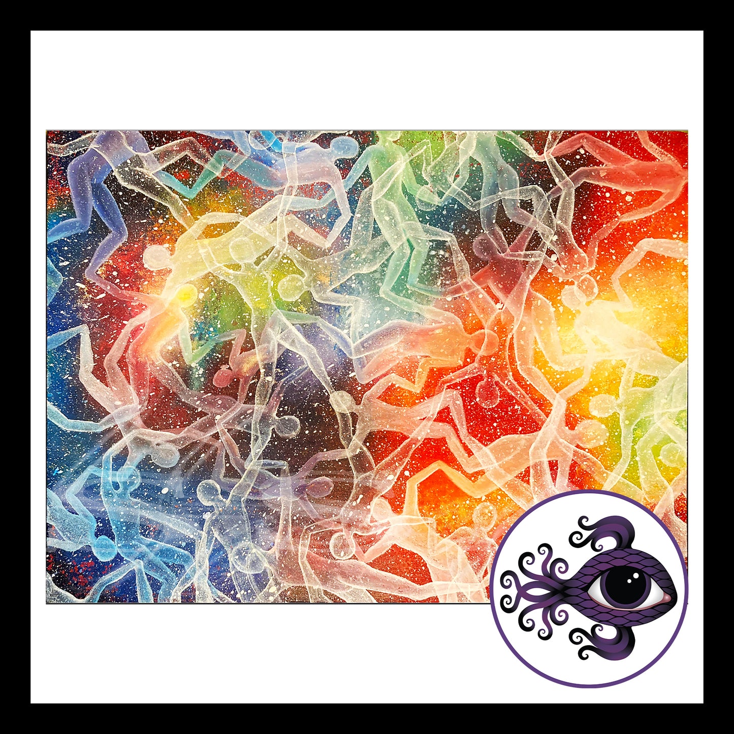 We Are All One - Print of Original Acrylic Painting
