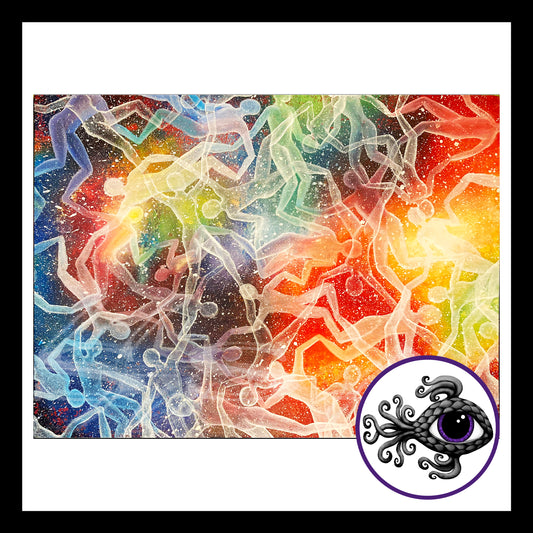 We Are All One - Print of Original Acrylic Painting